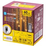 Aigostar led spoljna božićna girlanda 120xLED/6W/230V/8 funkcija 3x0,7m IP44 topla bela + daljinski upravljač | Eponuda.com