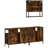  3-dijelni set kupaonskog namještaja boja hrasta drveni | shoptok.hr