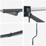  Električni sklopivi okvir tende Antracit 3,5 x 2,5 m Aluminij | shoptok.hr