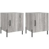 Noćni ormarići 2 kom boja hrasta 40x40x50 cm konstruirano drvo | shoptok.hr