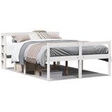  Krevet za starije s uzglavljem bijeli 120x200 cm borovina | shoptok.hr
