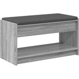 Klupa za hodnik s jastukom Sivi Sonoma 83 x 38 x 45 cm - Sivi Sonoma 83 cm | shoptok.hr