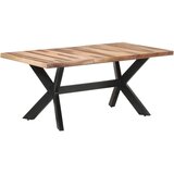  Blagovaonski stol 180 x 90 x 75 cm od masivnog drva s premazom | shoptok.hr
