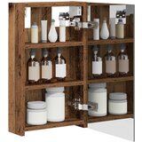  Kupaonski ormar s ogledalom Staro drvo 30 x 10,5 x 50 cm | shoptok.hr