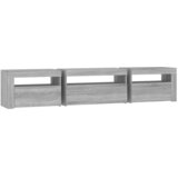 TV ormarić s LED svjetlima boja hrasta sonome 195x35x40 cm | shoptok.hr