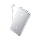 Anker Zolo Powerbank 10.000 mAh, 22,5 W s ugrađenim USB-C kabelom Bijela Cene