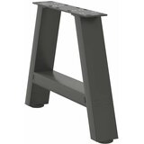  Noge za klub stolić A-oblika 2 kom antracit 40 x (30-31) cm čelik | Eponuda.com