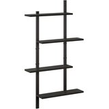  Zidna polica Crni hrast 61 x 13.5 x 105.5 cm Prerađeno drvo | shoptok.hr