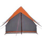 Obiteljski šator s krovom Siva i narančasta 220 x 220 x 184 cm | Eponuda.com