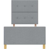  Postelja v svetlo sivi barvi, 100x200 cm, iz tkanine, (22049511) | Shoptok.si