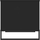  Stolić za kavu crni 60 x 44,5 x 45 cm od konstruiranog drva | Eponuda.com