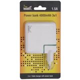 Mean IT Punjač prijenosni za mobitele + LED svjetiljka, 4000mAh – POWER BANK 4000mAh, 3IN1 | Eponuda.ba