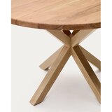 Kave Home Okrogla jedilna miza z mizno ploščo iz akacije ø 120 cm Argo – | Shoptok.si