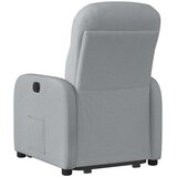  Naslonjač na podizanje od tkanine svjetlosivi | shoptok.hr