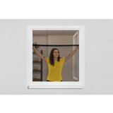 SCHELLENBERG Mrežica za zaštitu od insekata Easy Open (Š x V: 130 x 150 cm, Boja tkanine: Antracit, Pričvršćivanje čičkom, Prikladno za: Prozor) | shoptok.hr