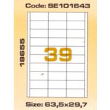  Etikete Utility 63,5 x 29,7 mm | shoptok.hr