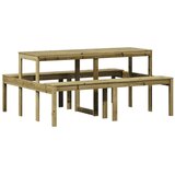 The living store piknik miza 160x134x75 cm impregnirana borovina - piknik miza, (21447164) | Shoptok.si