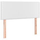  s oprugama i madracem bijeli 120x200 cm od umjetne kože | shoptok.hr