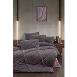  Briana - plum plumredpinkgreen ranforce double quilt cover set Cene