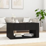 vidaXL Stolić za kavu crni 80 x 50 x 40 cm od konstruiranog drva Cijene