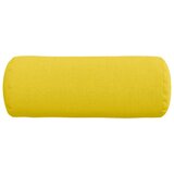 vidaXL valjkasti jastučići 2 pcs svijetlo žuta Ø 15 x 40 cm tkanina | shoptok.hr
