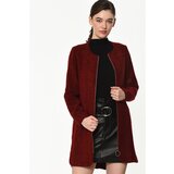 Dewberry Z6603 LADIES' COAT-BURGUNDY | shoptok.hr