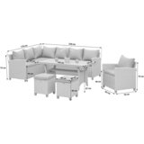 Gardenson Lounge Garnitura Palma Palma | Shoptok.si