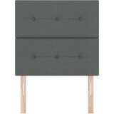  Naslon za glavu s gumbima tamnosiva 100 cm tkanina | shoptok.hr