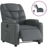  Električni naslonjač od umjetne kože sivi | shoptok.hr