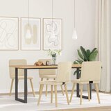 Maison Chic Jedilni stoli - Vzorci stoli 4 kosi krem blago A750, (22032454) | Shoptok.si