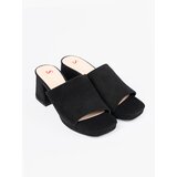 SEASTAR Women's black high-heeled flip-flops | Shoptok.si
