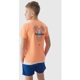 4f Boys' T-shirt with print - orange Cijene