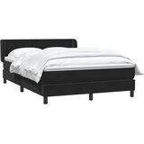 Box spring krevet s madracem crni 160x210 cm baršunasti | Eponuda.com
