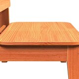  Vrtne stolice 2 kom voštano smeđe 60x52 5x72 cm borovine | shoptok.hr