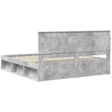  Konstrukcija postelje Beton 180 x 200 cm Masivno borovo les, (5000103753) | Shoptok.si