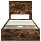  Okvir za krevet s ladicama Dimljeni hrast 90 x 200 cm | shoptok.hr