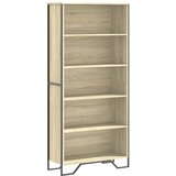 Ormarić za knjige boja hrasta 80x31x169 cm konstruirano drvo | shoptok.hr