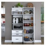 Hanah home JE142 - 3106 white multi purpose cabinet | ePonuda.com