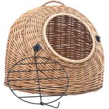 vidaXL Mačji transporter 60x45x45 cm naravna vrba, (20691068) | Shoptok.si
