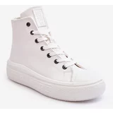 Big Star Women's Insulated Zipper Sneakers White
