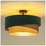  duolla - plafonski luster kobo 1xE27/15W/230V preč. 45 cm zelena/zlatna/krem | Eponuda.com