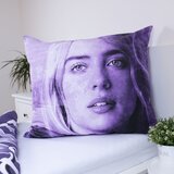 Jerry Fabrics Ljubičasta pamučna dječja posteljina za krevet za jednu osobu 200x140 cm Billie Eilish – | shoptok.hr