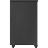  Mobilni ormar s kotačem Sivi 34 x 39 x 65,5 cm Masivna borovina | shoptok.hr