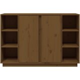  Komoda smeđa boja meda 120 x 35 x 80 cm od masivne borovine | Eponuda.ba