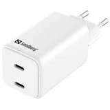 AC punjač Dual USB-C PD65W EU