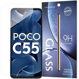  Kaljeno staklo 9H za Xiaomi Redmi 11A/Redmi 12C/Poco C55 - Prozirna KP27667 | Shoptok.si
