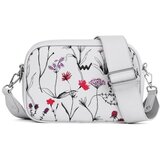 Vuch Crossbody torba Massimo Wildflowers Grey, 16 x 23 cm | shoptok.hr
