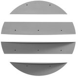 Hanah home Zidna polica Vlnt118Gr, Siva | Eponuda.ba