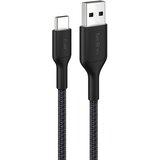 Belkin BOOSTCHARGE geflocht.Kab. USB-C /USB-A 2m schw.CAB022HQ2MBK | shoptok.hr