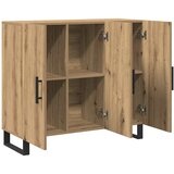  Kreveta Umjetnički hrast 90 x 34 x 80 cm Konstruirano drvo | shoptok.hr